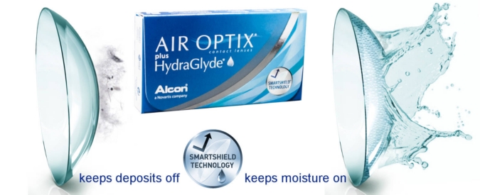NOVO NA TRŽIŠTU - AIR OPTIX PLUS HYDRAGLYDE kontaktne leće!!