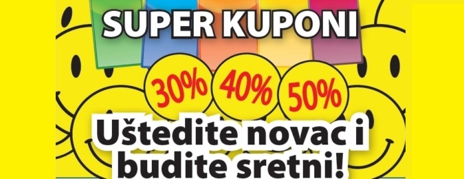 Novi KUPI! UŠTEDI! VIDI! kuponi 